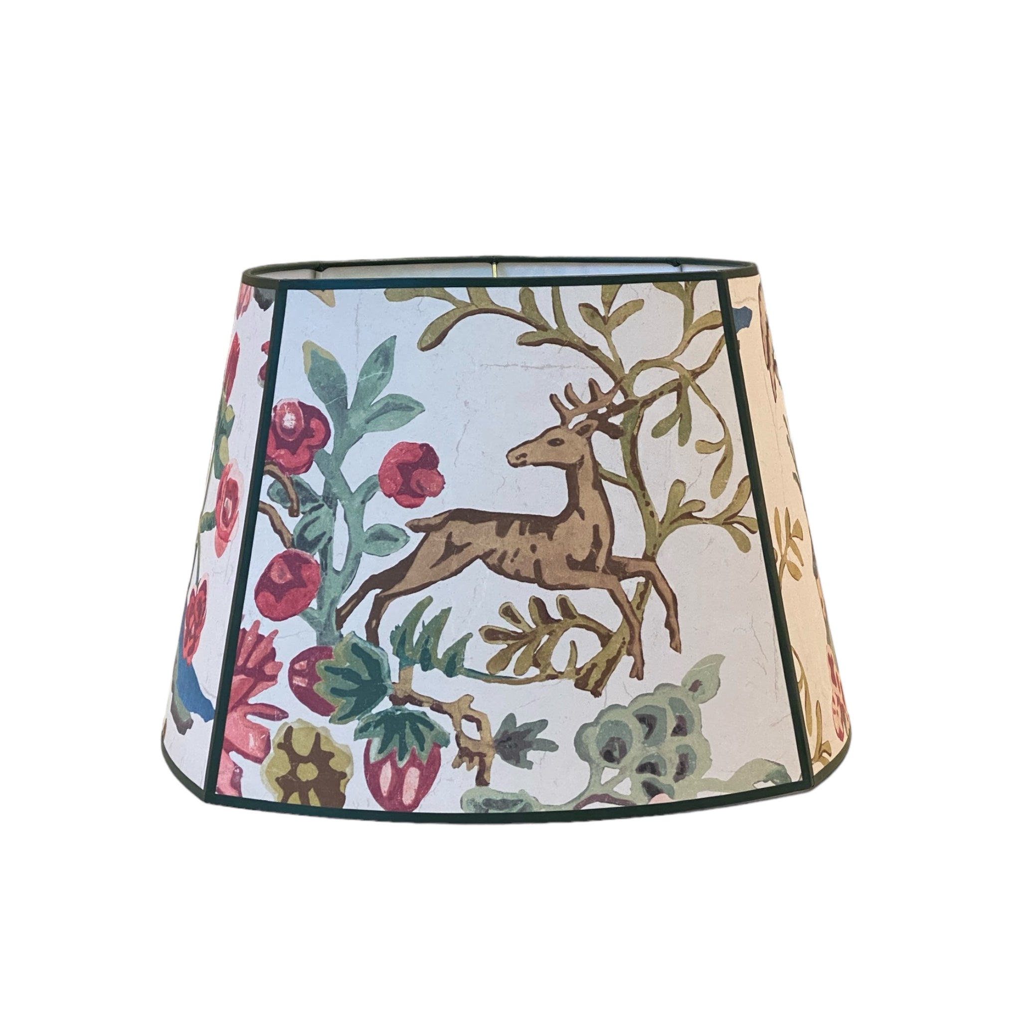 Kit Kemp Knight s Tale in Jewel White Wallpaper Lampshade