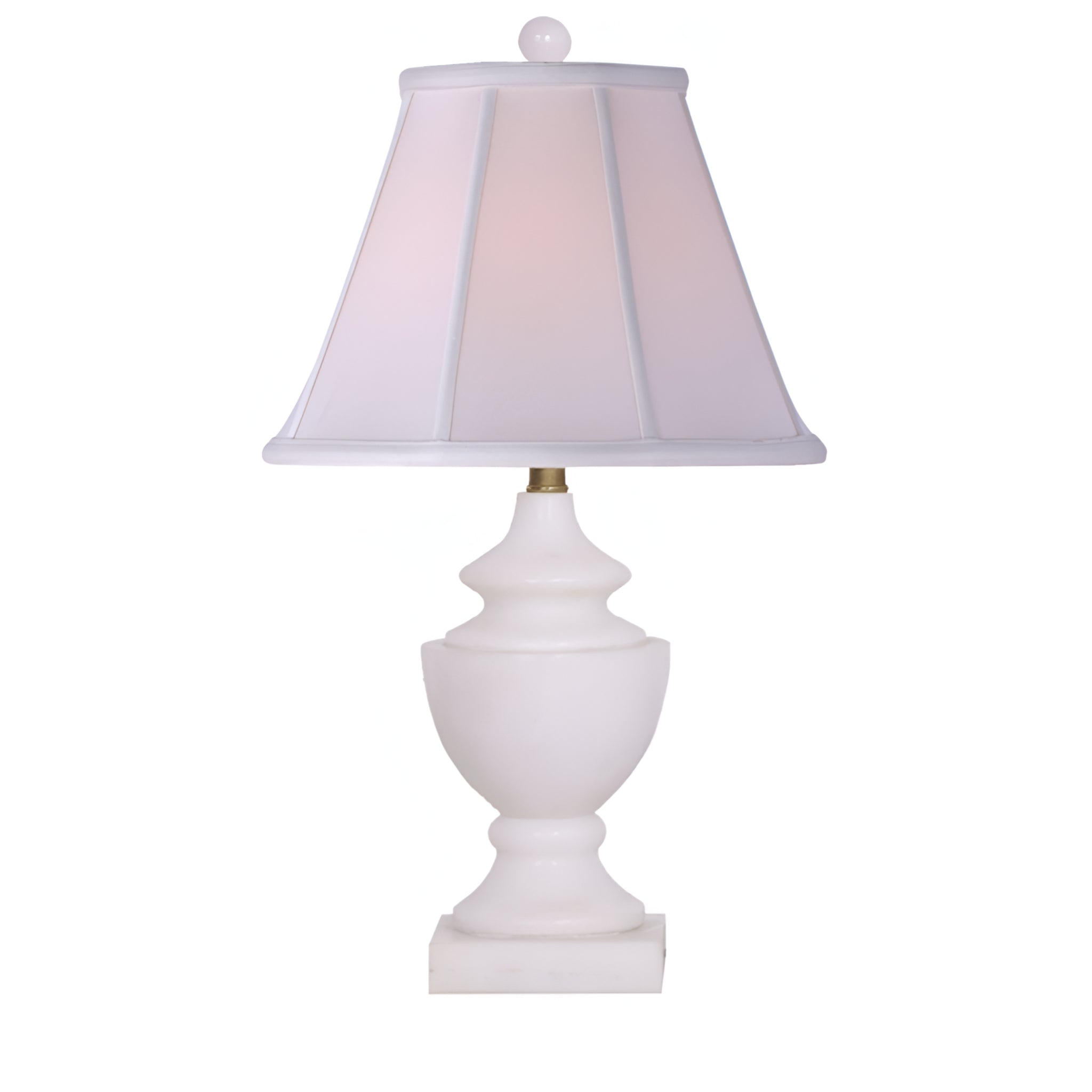 White Jade Urn Table Lamp