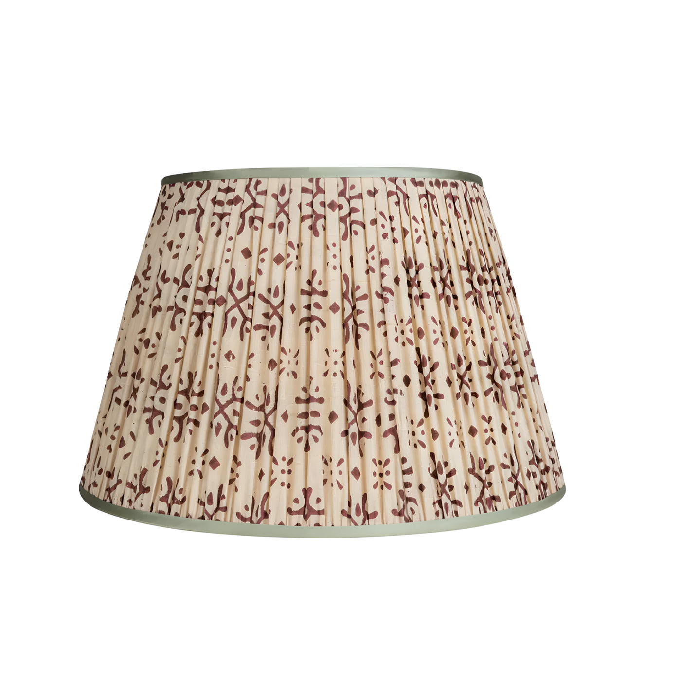 Penny Morrison Cream and Plum Lampshade