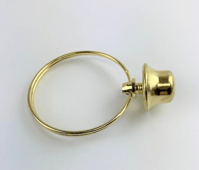 Brass Clip-On Adapter (Short Round Clip Adapter)