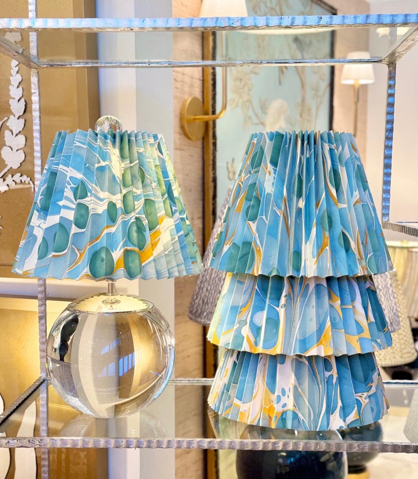 Marbled and Decorative Paper Shades