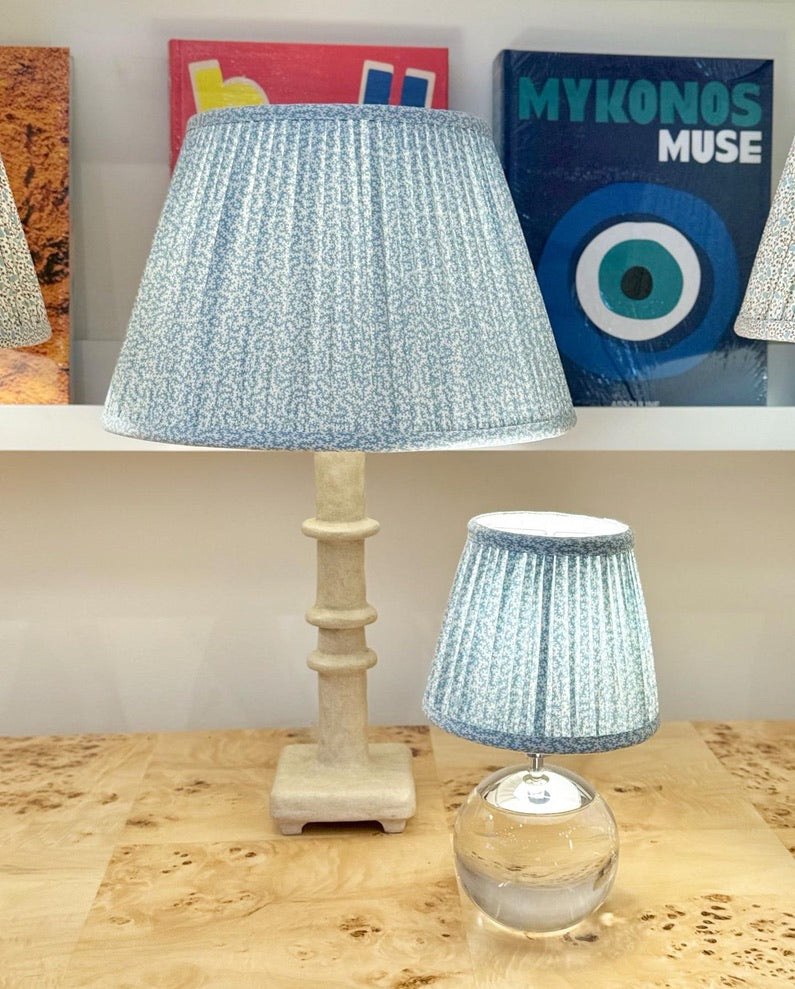 Ian Sanderson Chalk Blue Petra Lampshade