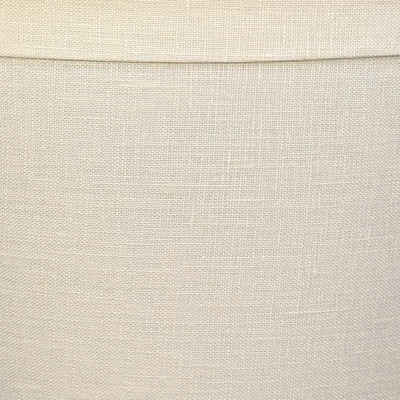 Close up Linen Banded Retro Drum Lampshade in Egg