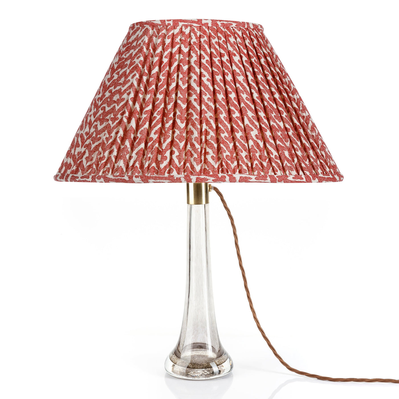 Fermoie Red Rabanna Oval Lampshade