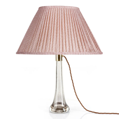 Fermoie Pink Figured Oval Lampshade