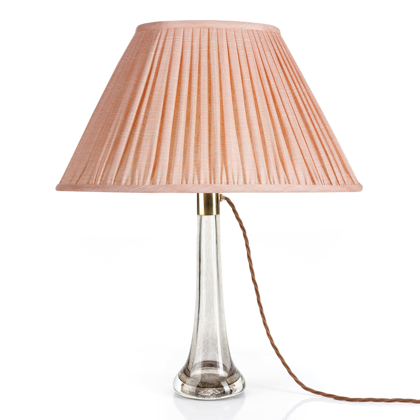 Fermoie Pink Moire Oval Lampshade