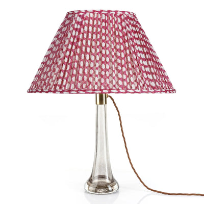 Fermoie Fuchsia Wicker Lampshade - Oval