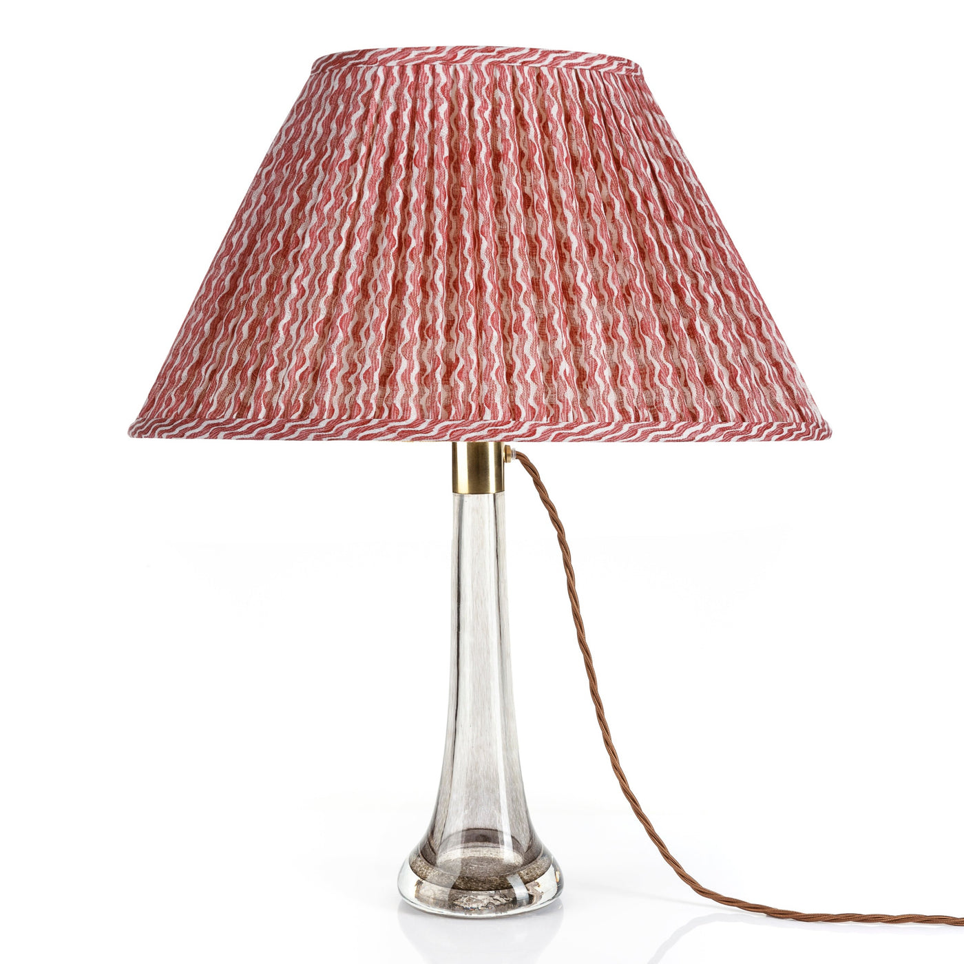 Fermoie Red Popple Oval Lampshade