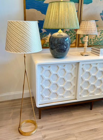 Dauphine Floor Lamp - Gilded Iron