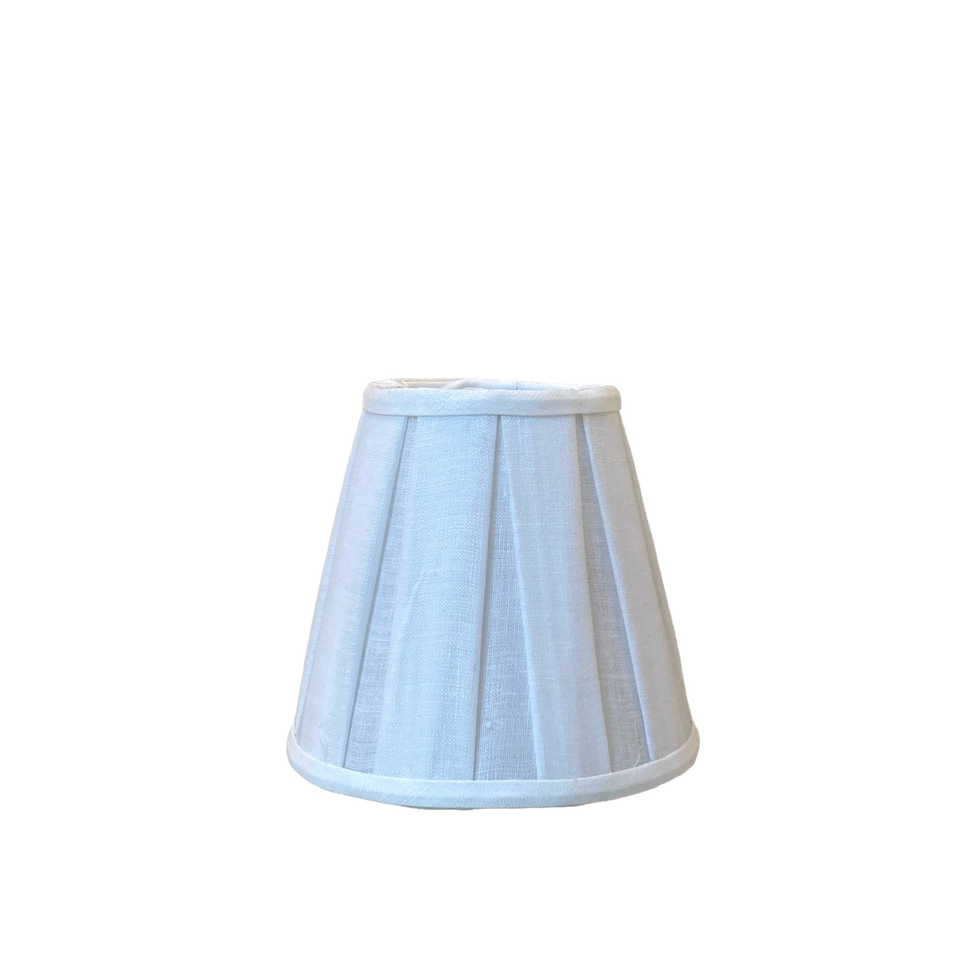 Box Pleat Linen Chandelier Shade