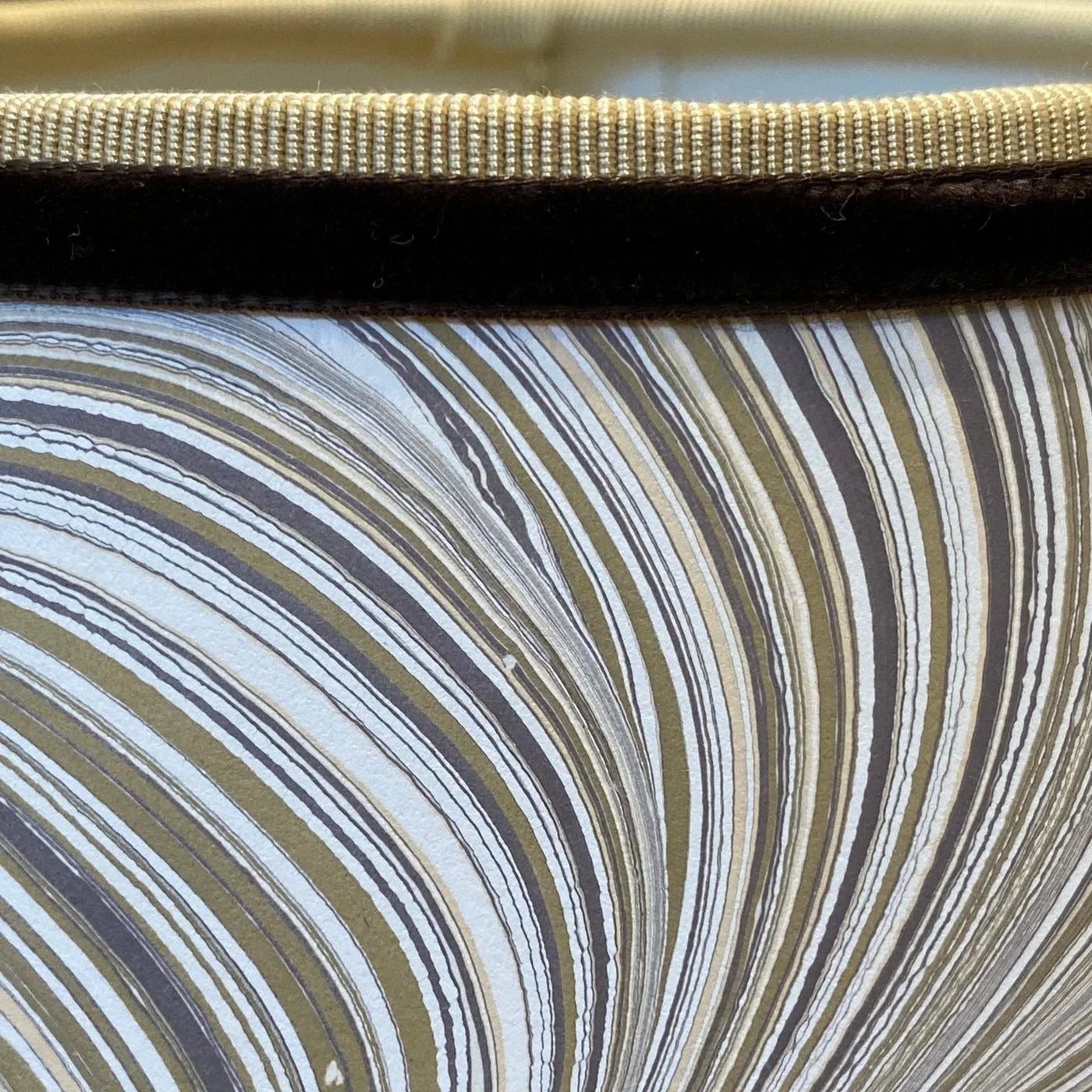 handmade Marbled Paper Lampshade 