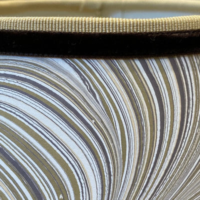 handmade Marbled Paper Lampshade 