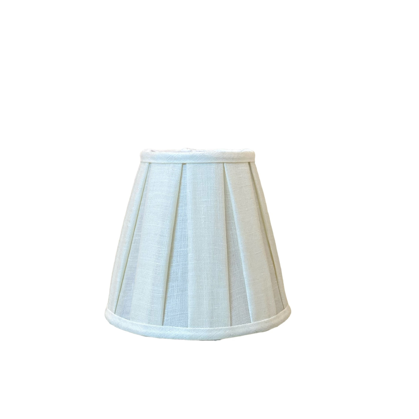 Box Pleat Linen Chandelier Shade