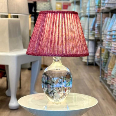 Crystal Lamp and Fermoie Lampshade