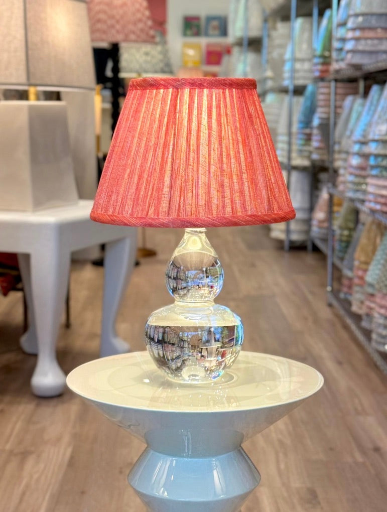 Crystal Lamp and Fermoie Lampshade