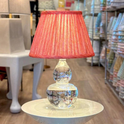 Crystal Lamp and Fermoie Lampshade