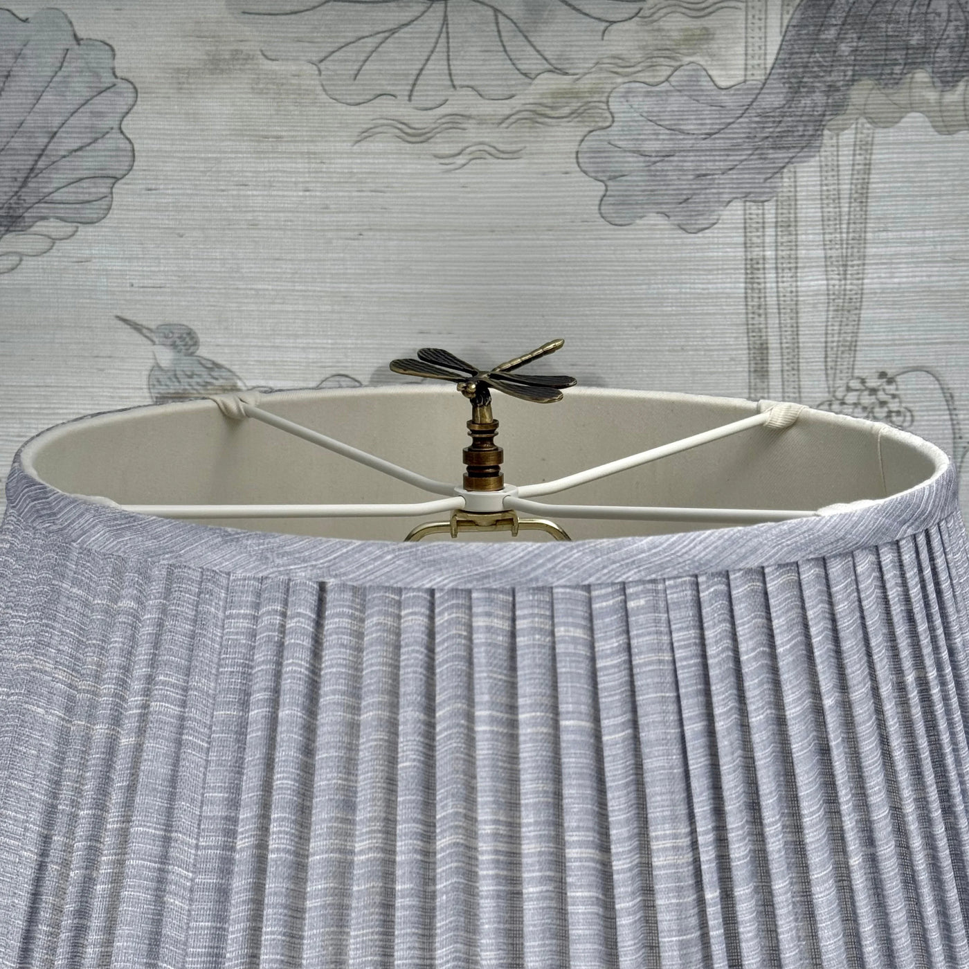 Antique Brass Dragonfly Finial