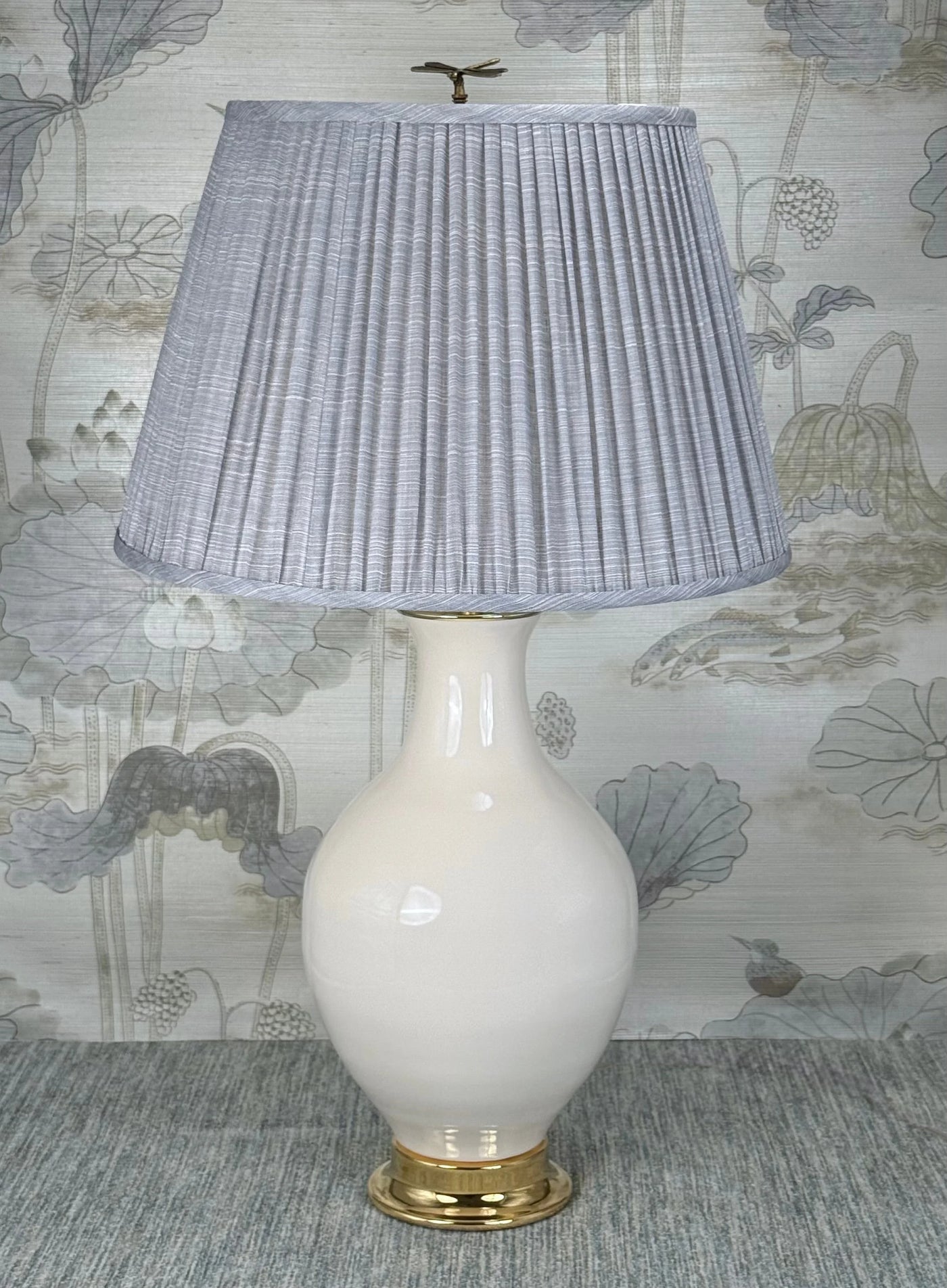 Antique Brass Dragonfly Finial