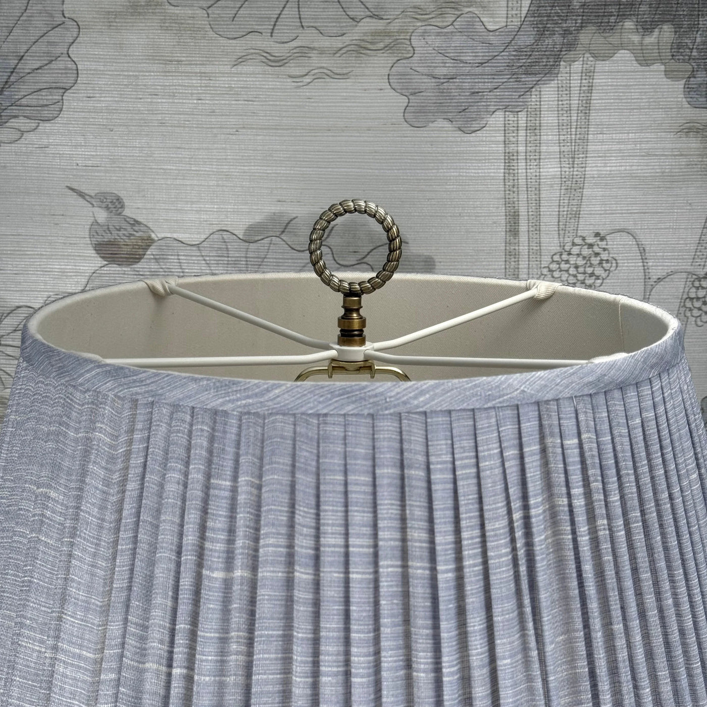 Antique Brass Ring Finial