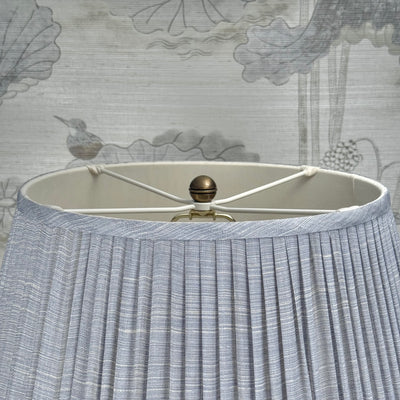 Beaded Ball Finial in Antique Brass Close Up