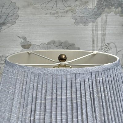 Beaded Ball Finial in Antique Brass Close Up