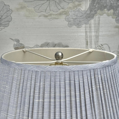 Beaded Ball Finial in Brushed Nickel Close Up