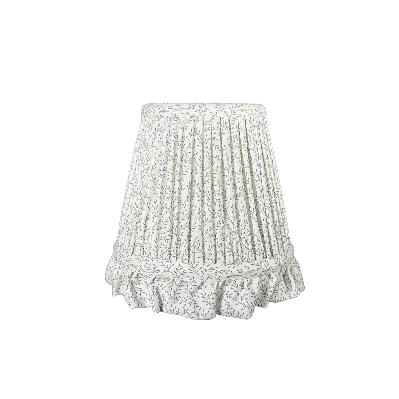 Ian Sanderson Steel Blue Leonie Ruffle Lampshade