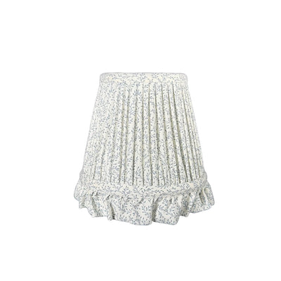 Ian Sanderson Steel Blue Leonie Ruffle Lampshade
