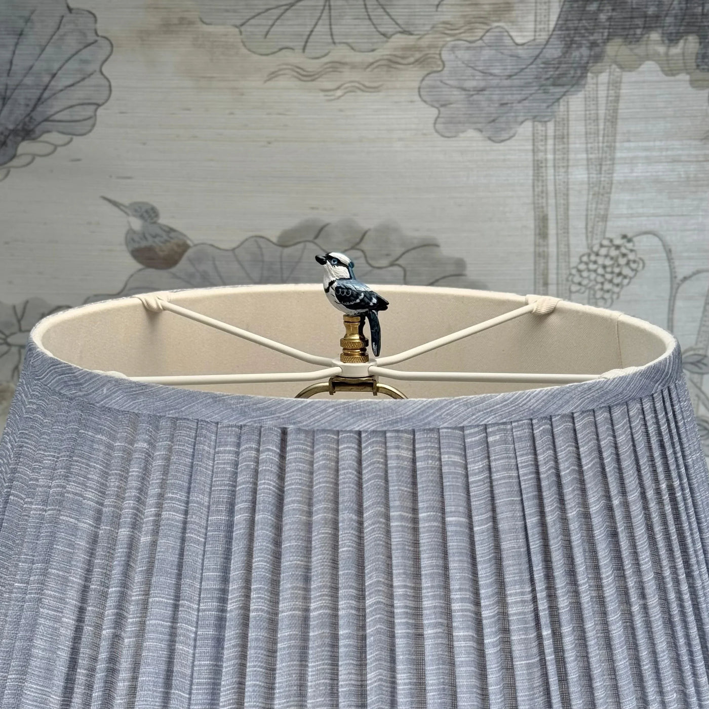 Blue Jay Finial Close up