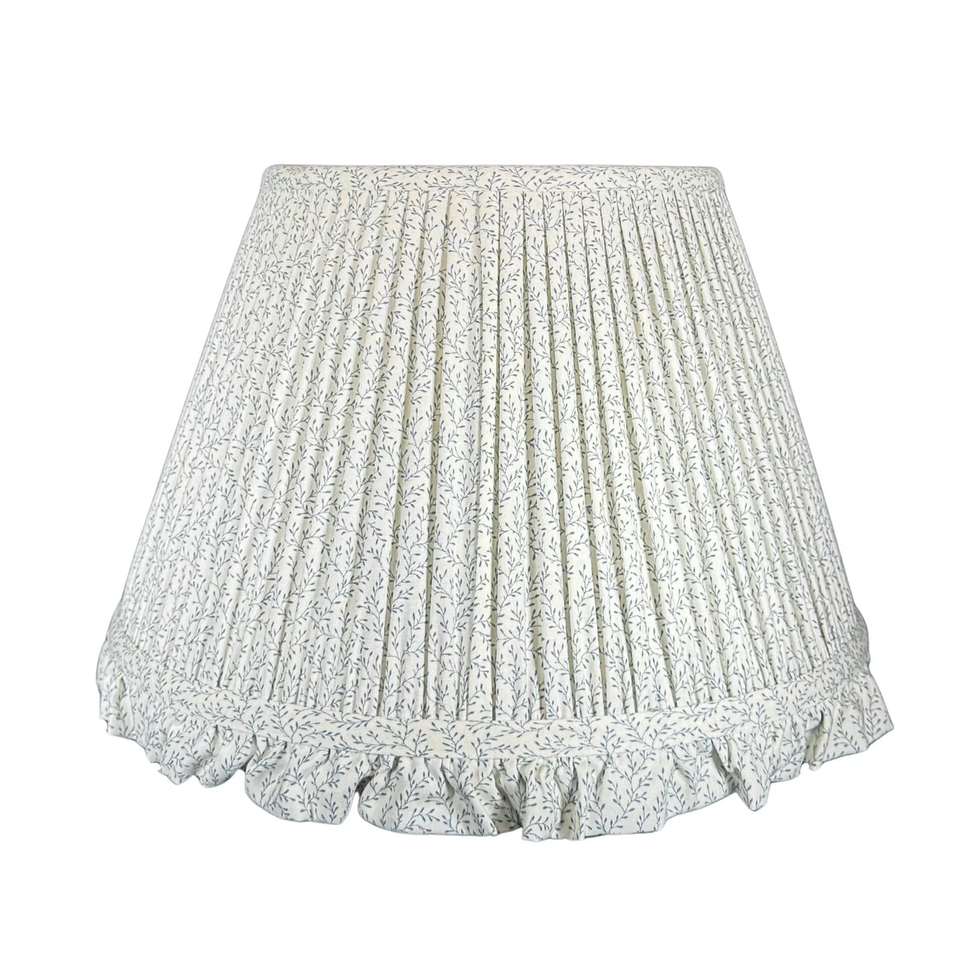 Ian Sanderson Steel Blue Leonie Ruffle Lampshade