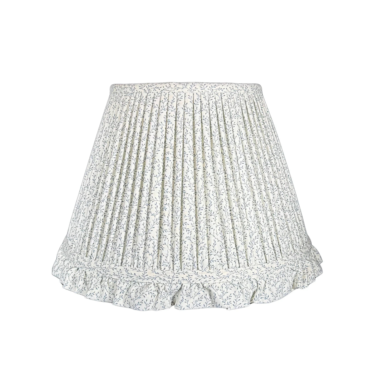 Ian Sanderson Steel Blue Leonie Ruffle Lampshade