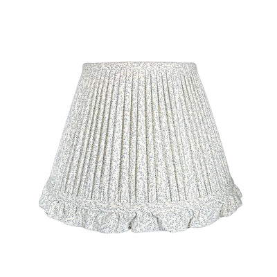Ian Sanderson Steel Blue Leonie Ruffle Lampshade