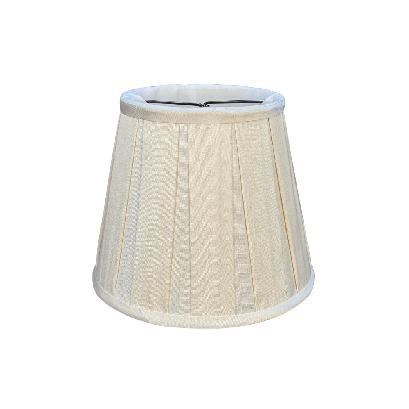 Sugar Box Pleat Silk Chandelier Shade