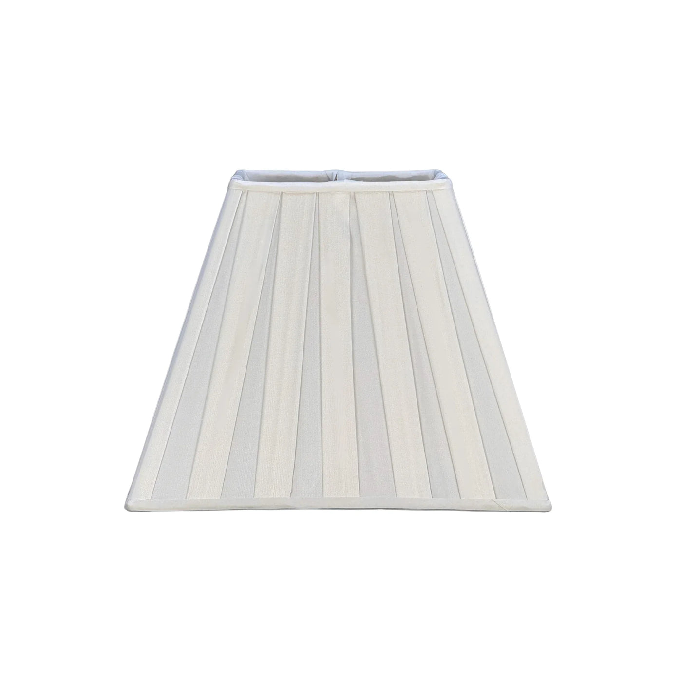 Box Pleat Silk Square Lampshade