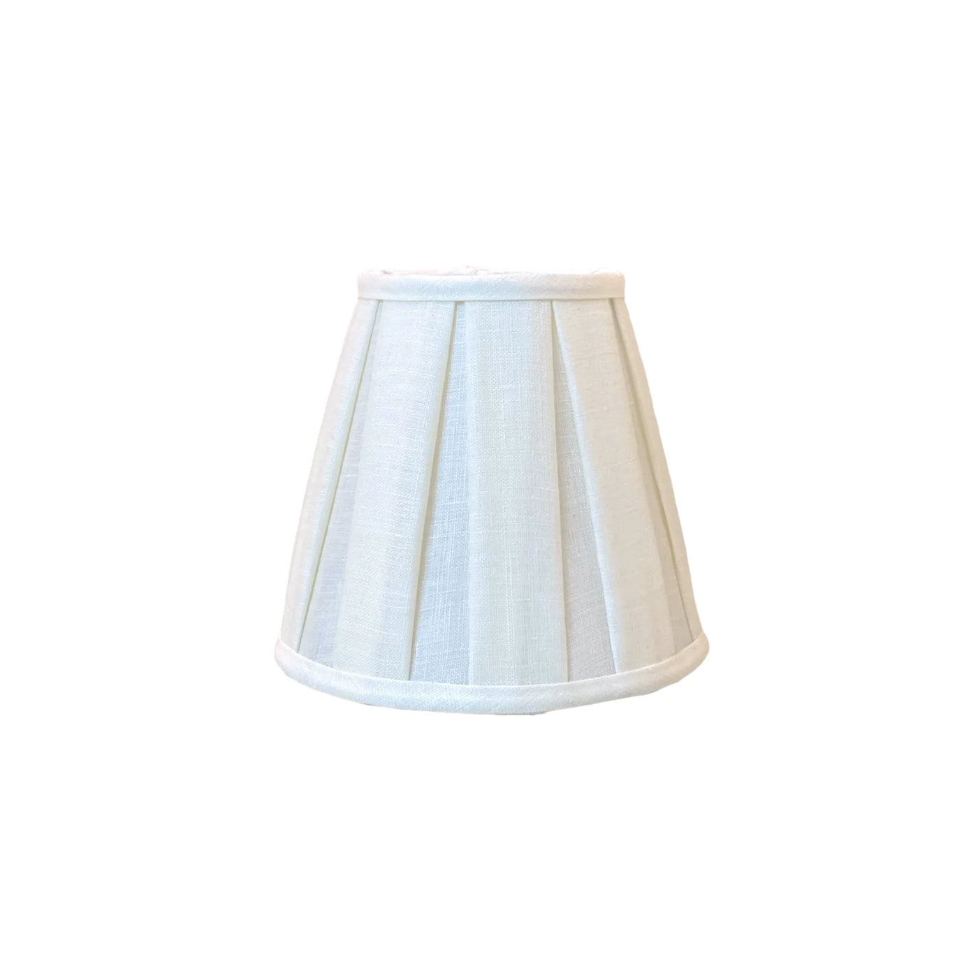 Box Pleat Linen Chandelier Shade