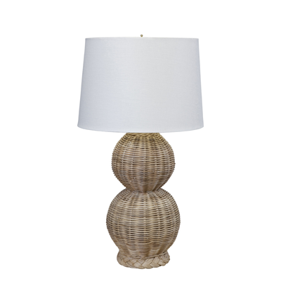 Braided Double Rattan Gourd Lamp