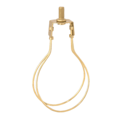 Brass Finish Washer to Round Clip on Adaptor (Tall Round Clip Adapter)