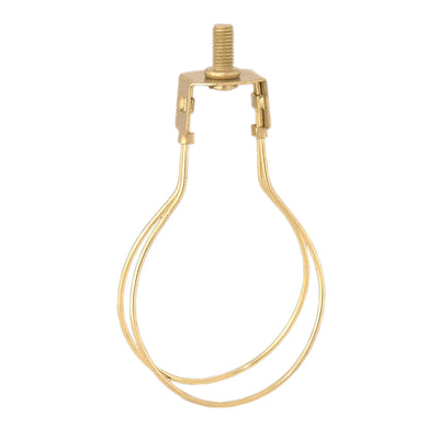 Brass Finish Washer to Round Clip on Adaptor (Tall Round Clip Adapter)