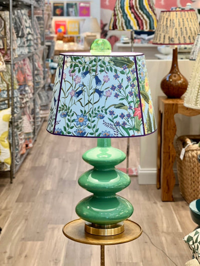 Arya Green Glass Lamp