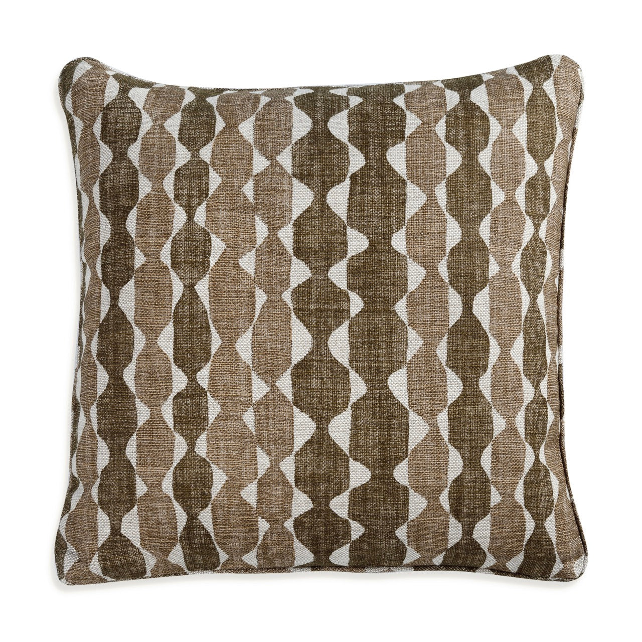 Fermoie Cushion in Neutral Brown Whittle