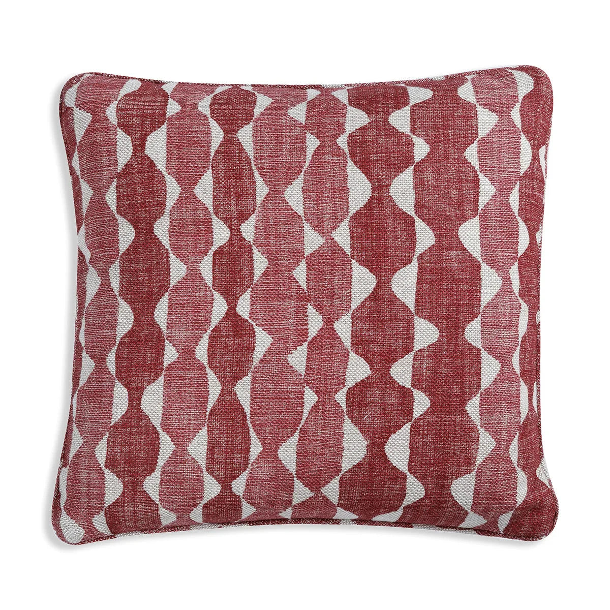 Fermoie Cushion in Red & Pink Whittle