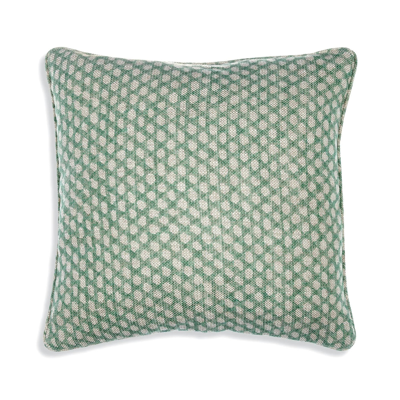 Fermoie Cushion in Green Wicker