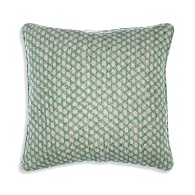 Fermoie Cushion in Green Wicker