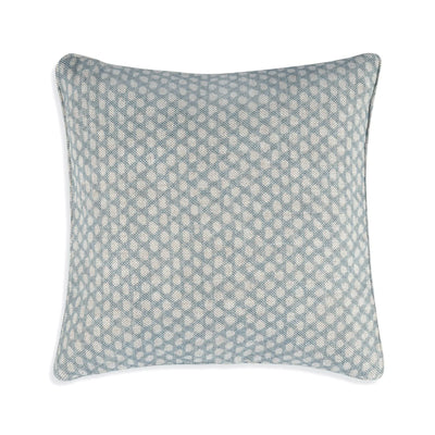 Fermoie Cushion in Light Blue Wicker