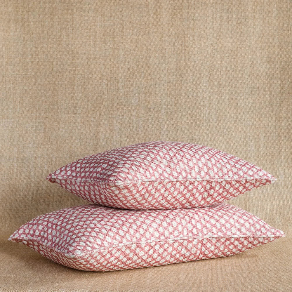 Fermoie Cushion in Pink Wicker