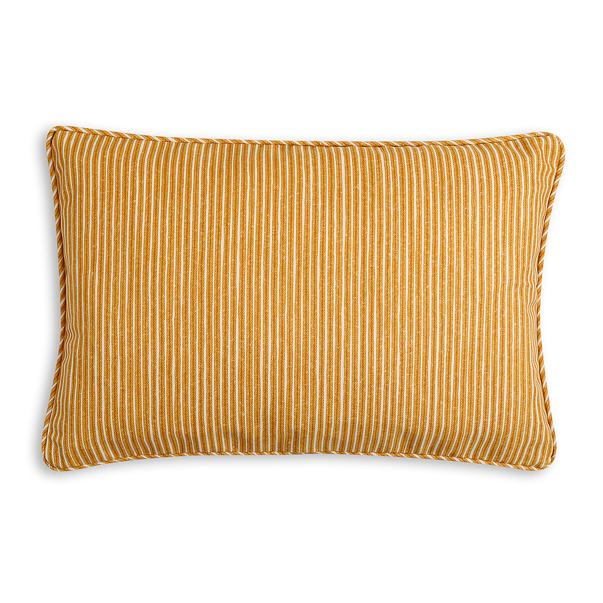 Fermoie Yellow Stripe Outdoor Long Oblong Pillow