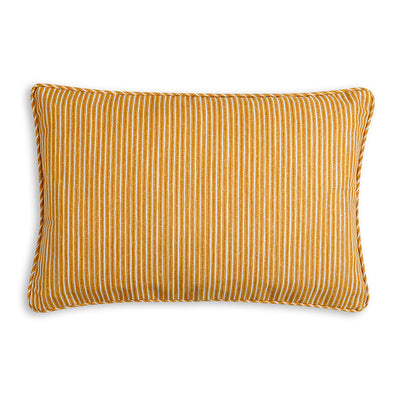Fermoie Yellow Stripe Outdoor Long Oblong Pillow