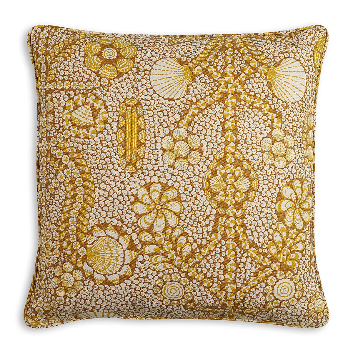 Fermoie Outdoor Yellow Shell Cushion