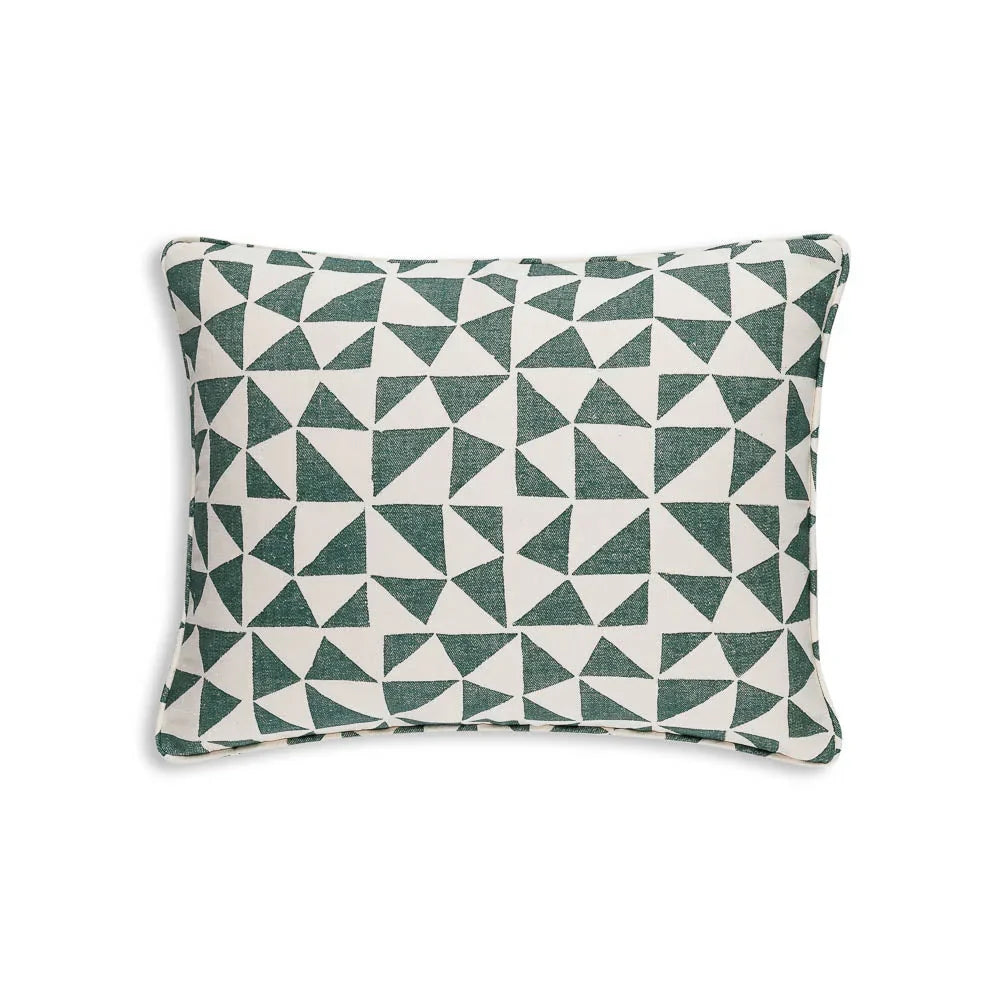 Fermoie Cushion in Green Circus