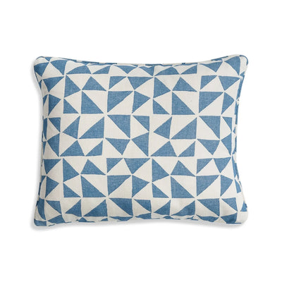 Fermoie Cushion in Bright Blue Circus